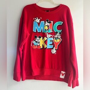 Oversized Mickey Mouse Sweatshirt - L